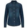 Kariban KA518 LADIES' LONG-SLEEVED DENIM SHIRT L