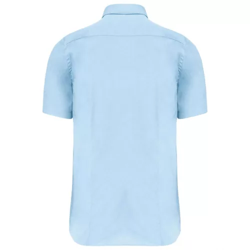Kariban KA531 férfi pamut rövid ujjú ing - Light Blue