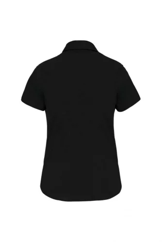 Kariban KA532 női pamut rövid ujjú ing - Black