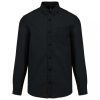 Kariban KA533 Oxford férfi hosszú ujjú ing - Black
