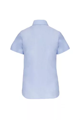 Kariban KA536 Oxford női pamut rövid ujjú ing - Oxford Blue