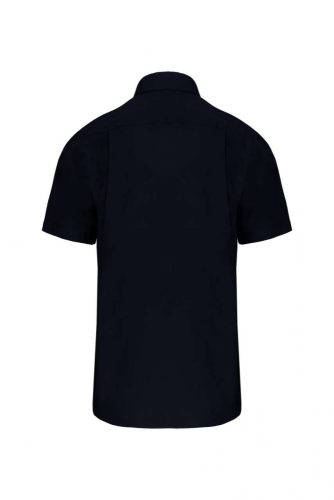 Kariban KA543 férfi pamut rövid ujjú poplin ing - Navy