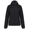Kariban KA6111 női könnyű kapucnis párnázott dzseki - Black