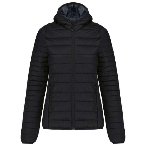 Kariban KA6111 női könnyű kapucnis párnázott dzseki - Black