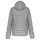 Kariban KA6111 női könnyű kapucnis párnázott dzseki - Marl Silver