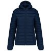 Kariban KA6111 női könnyű kapucnis párnázott dzseki - Navy