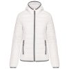 Kariban KA6111 női könnyű kapucnis párnázott dzseki - White