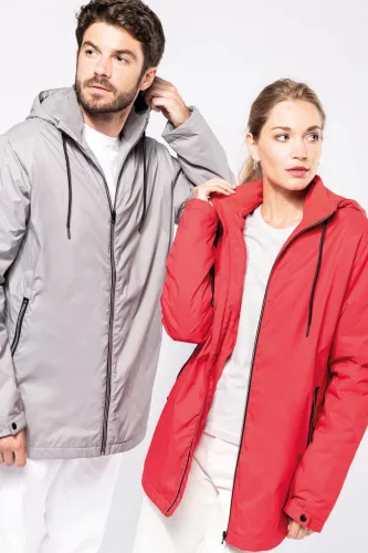 Kariban KA6153 UNISEX HOODED JACKET WITH MICRO-POLARFLEECE LINING 3XL