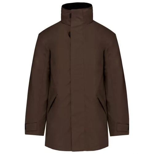 Kariban KA677 steppelt parka kabát - Chocolate