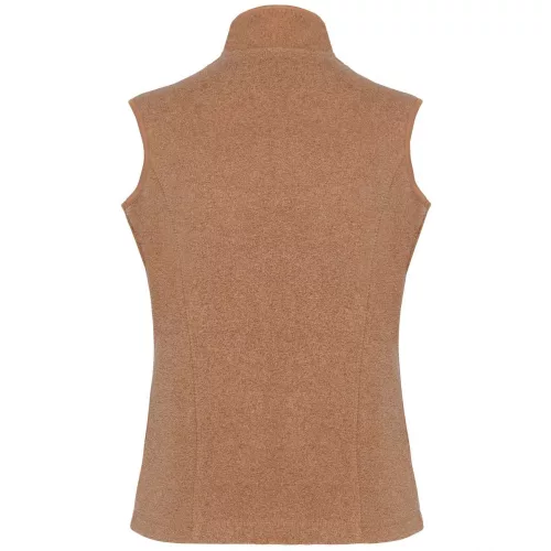 Kariban KA906 Melodie női mikropolár mellény - Camel Heather