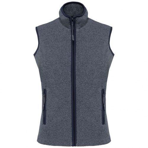 Kariban KA906 Melodie női mikropolár mellény - French Navy Heather
