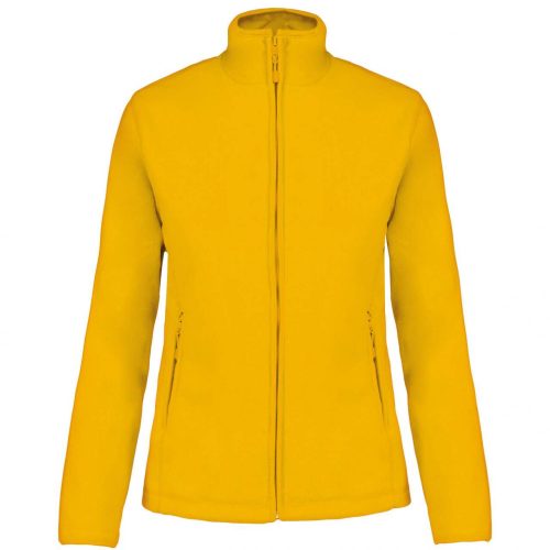 Kariban KA907 Maureen női cipzáros mikropolár dzseki - Yellow