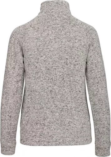 Kariban KA9106 férfi cipzáros heather dzseki - Light Grey Mélange