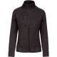Kariban KA9107 női cipzáros heather dzseki - Dark Grey Melange