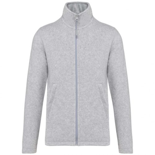 Kariban KA911 Falco  cipzáros mikropolár dzseki - Ash Heather