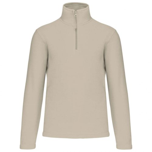Kariban KA912 Enzo cipzáras nyakú mikropolár dzseki - Beige