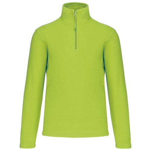 Kariban KA912 Enzo cipzáras nyakú mikropolár dzseki - Lime