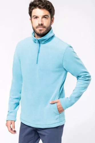 Kariban KA912 Enzo cipzáras nyakú mikropolár dzseki - Royal Blue