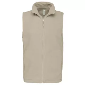 Kariban KA913 Luca férfi mikropolár mellény - Beige