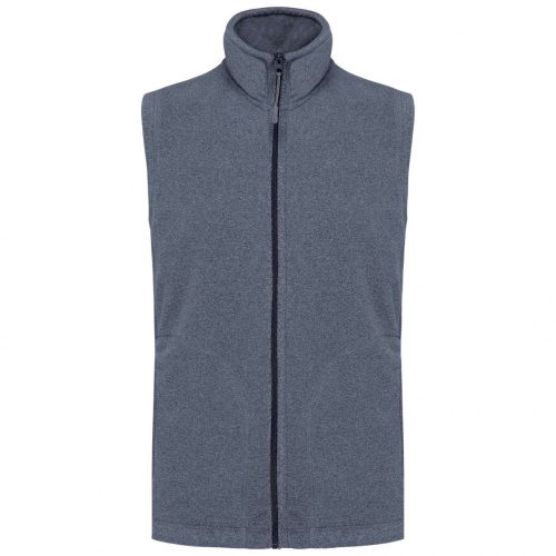 Kariban KA913 Luca férfi mikropolár mellény - French Navy Heather