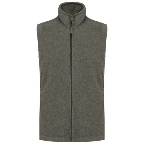 Kariban KA913 Luca férfi mikropolár mellény - Green Marble Heather