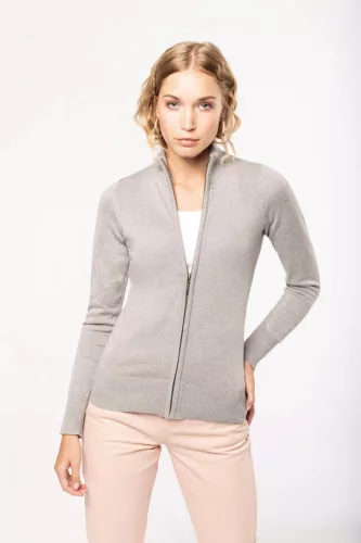 Kariban KA962 LADIES' FULL ZIP  CARDIGAN 3XL