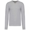 Kariban KA965 férfi v-nyakú pulóver - Grey Melange