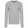 Kariban KA965 férfi v-nyakú pulóver - Grey Melange