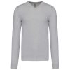 Kariban KA965 férfi v-nyakú pulóver - Grey Melange