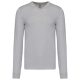Kariban KA965 férfi v-nyakú pulóver - Grey Melange