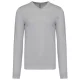 Kariban KA965 férfi v-nyakú pulóver - Grey Melange