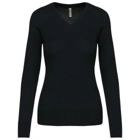 Kariban KA966 női v-nyakú pulóver - Black