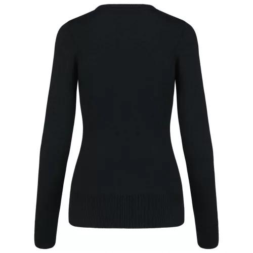 Kariban KA966 női v-nyakú pulóver - Black