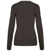 Kariban KA966 női v-nyakú pulóver - Dark Grey