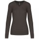 Kariban KA966 női v-nyakú pulóver - Dark Grey