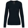 Kariban KA966 női v-nyakú pulóver - Navy