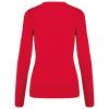 Kariban KA966 női v-nyakú pulóver - Red