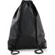 Kimood KI0104 uniszex zsinóros hátizsák - Black