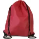 Kimood KI0104 uniszex zsinóros hátizsák - Cherry Red