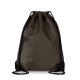 Kimood KI0104 uniszex zsinóros hátizsák - Dark Khaki