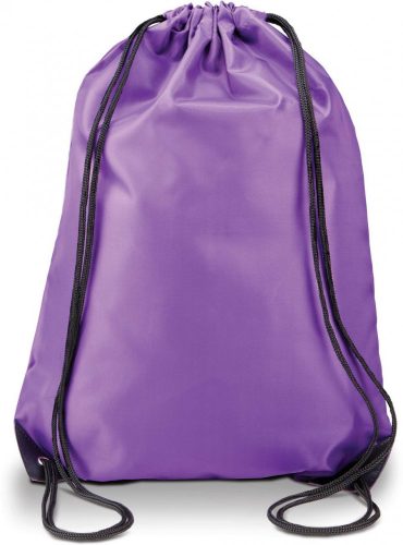 Kimood KI0104 uniszex zsinóros hátizsák - Purple