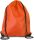 Kimood KI0104 uniszex zsinóros hátizsák - Spicy Orange