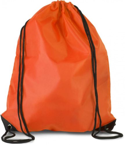 Kimood KI0104 uniszex zsinóros hátizsák - Spicy Orange
