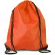 Kimood KI0104 uniszex zsinóros hátizsák - Spicy Orange