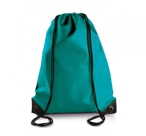 Kimood KI0104 uniszex zsinóros hátizsák - Turquoise
