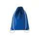 Kimood KI0125 uniszex pamut zsinóros hátizsák - Dark Royal Blue