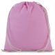 Kimood KI0147 Organic pamut kis zsinóros táska - Dark Pink