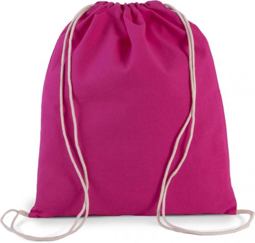 Kimood KI0147 Organic pamut kis zsinóros táska - Magenta
