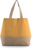 Kimood KI0235 CANVAS & JUTE HOLD-ALL SHOPPER BAG U