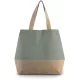 Kimood KI0235 CANVAS & JUTE HOLD-ALL SHOPPER BAG U